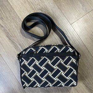 Diane Von Furstenberg x Target Black and Cream Geometric Crossbody Bag
